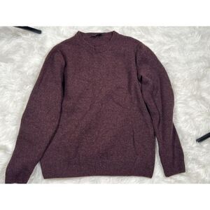 APC Red and Purple Blend 100% Merino Wool Pullover Sweater Size Medium